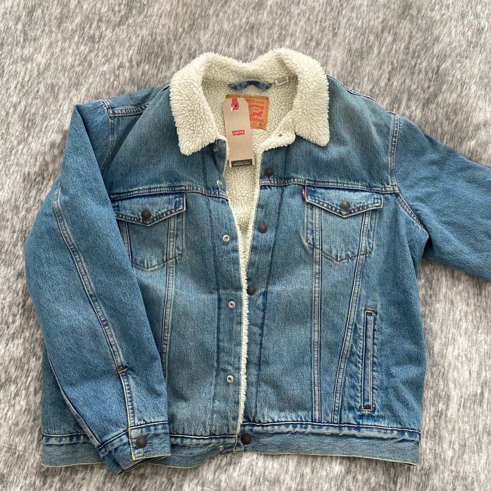 Levi’s Sherpa Denim Trucker Jacket